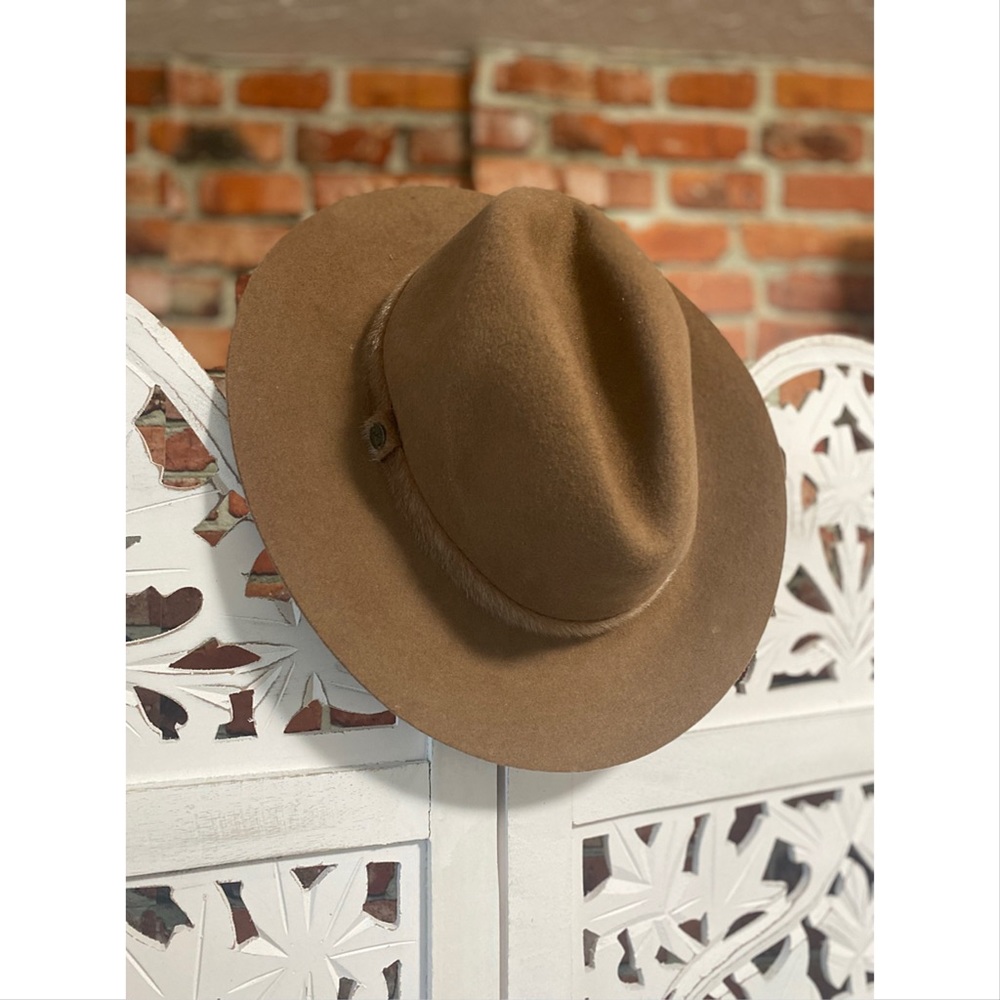 Karen Kane Faux Fur Band Felt Fedora (Nordstrom)